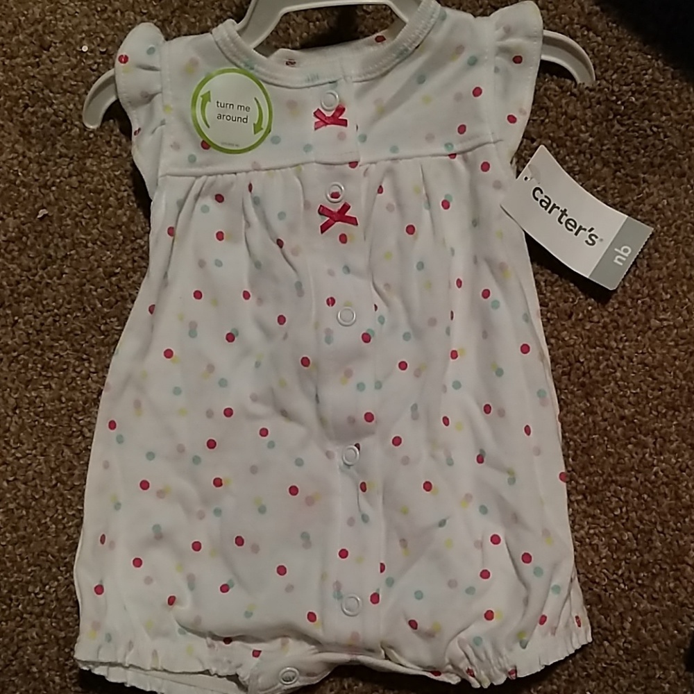 Carter's summer rainbow romper